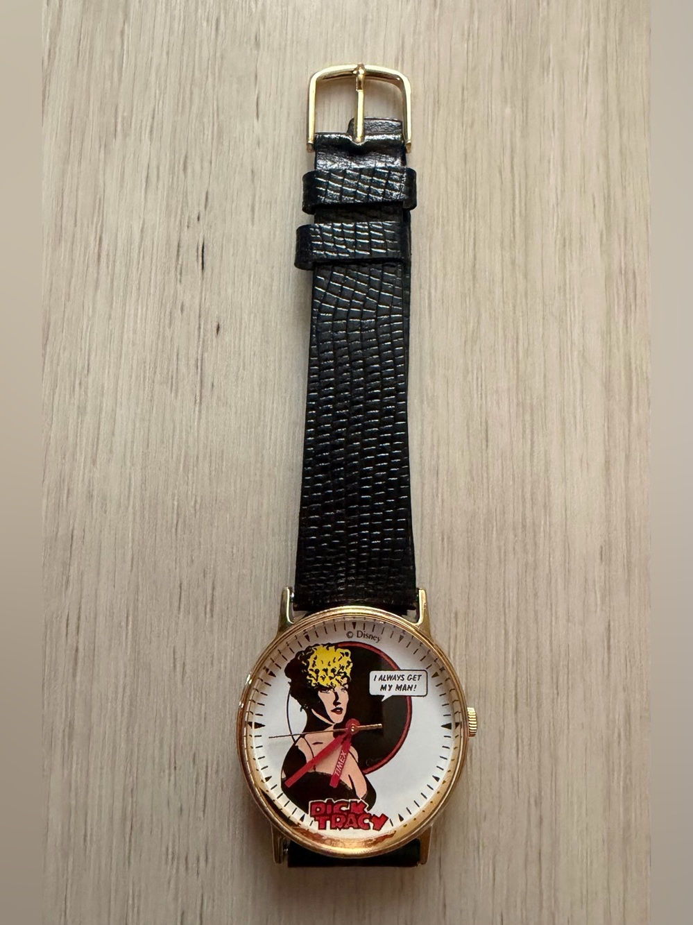 Vintage 90s Dick Tracy Madonna as Breathless Mahoney Timex Quartz Watch
